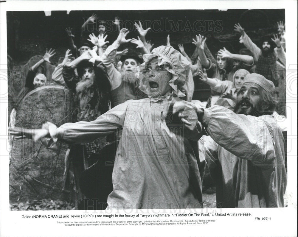 1979 Press Photo Norma Crane in &quot;Fiddler On The Roof&quot; - Historic Images