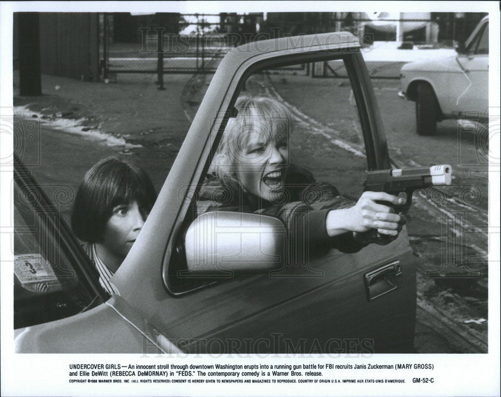 1988 Press Photo Mary Gross and Rebecca DeMornay star in &quot;Feds&quot; - Historic Images