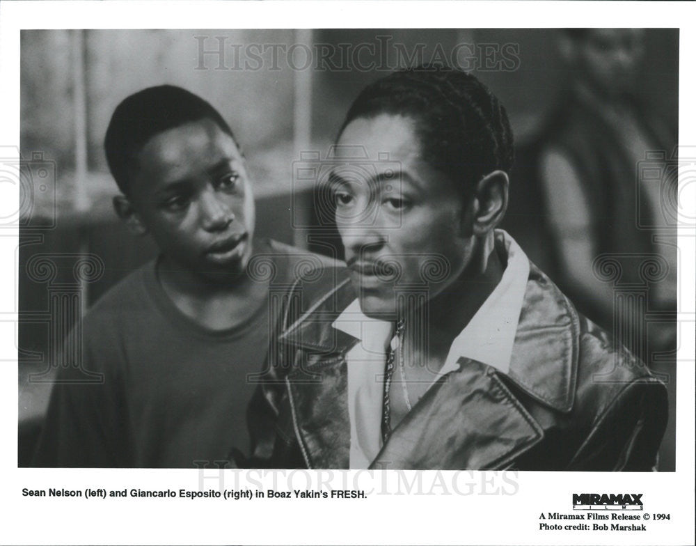 1994 Press Photo Sean Nelson Actor Giancarlo Esposito Fresh Crime Movie Film - Historic Images