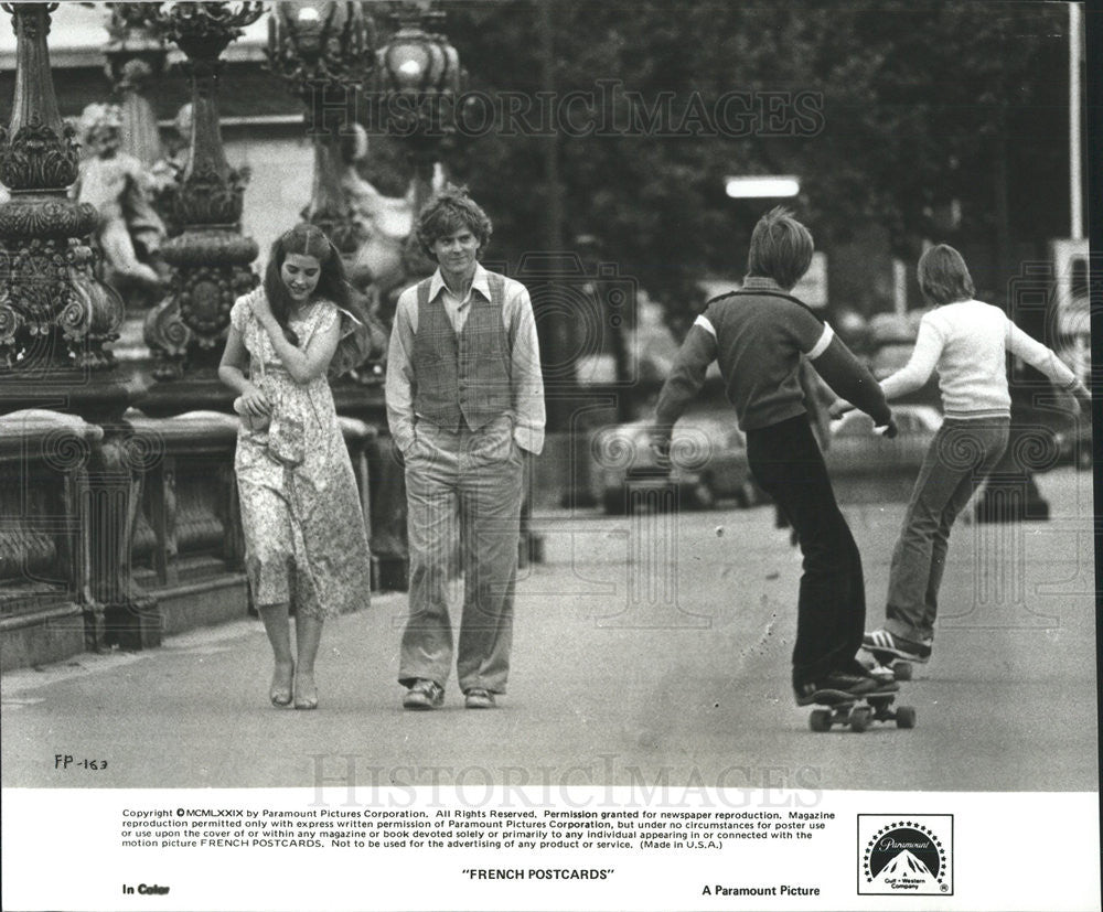 1979 Press Photo Blanche Baker and David Marshall Grant in &quot;French Postcards&quot; - Historic Images