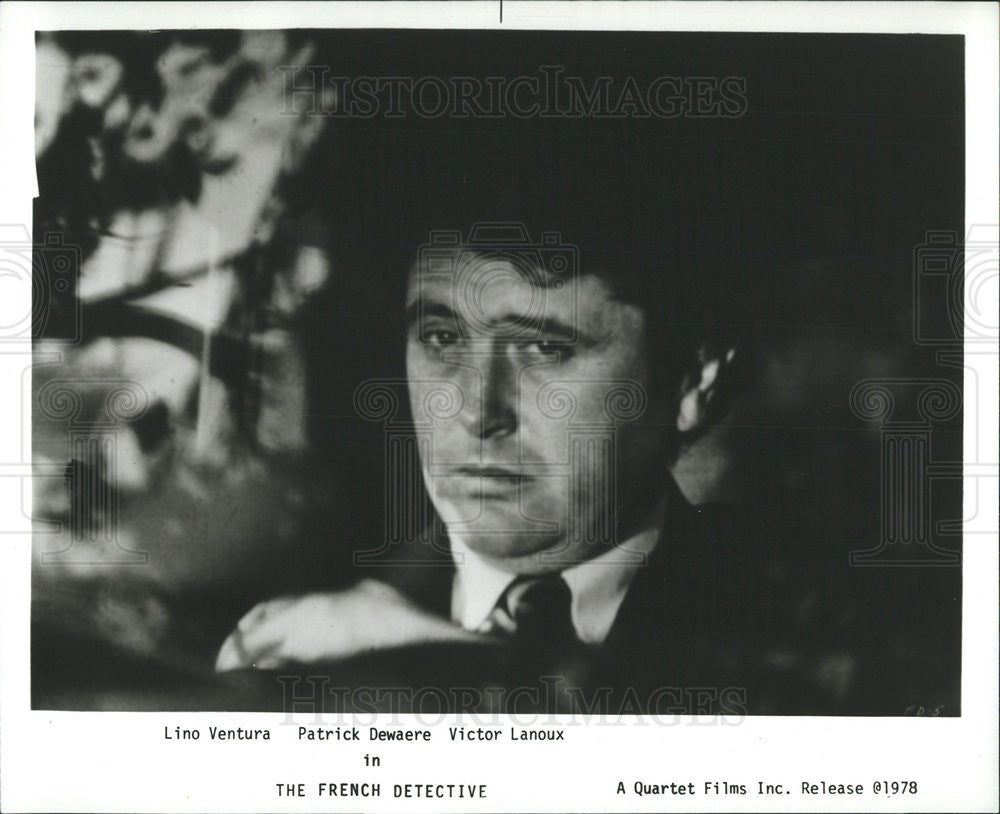 Victor Lanoux Actor French Detective Film Movie 1978 vintage promo photo  print - Historic Images