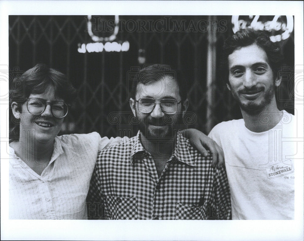 1984 Press Photo Director Greta Schiller, Executive Producer John Scagliotti - Historic Images