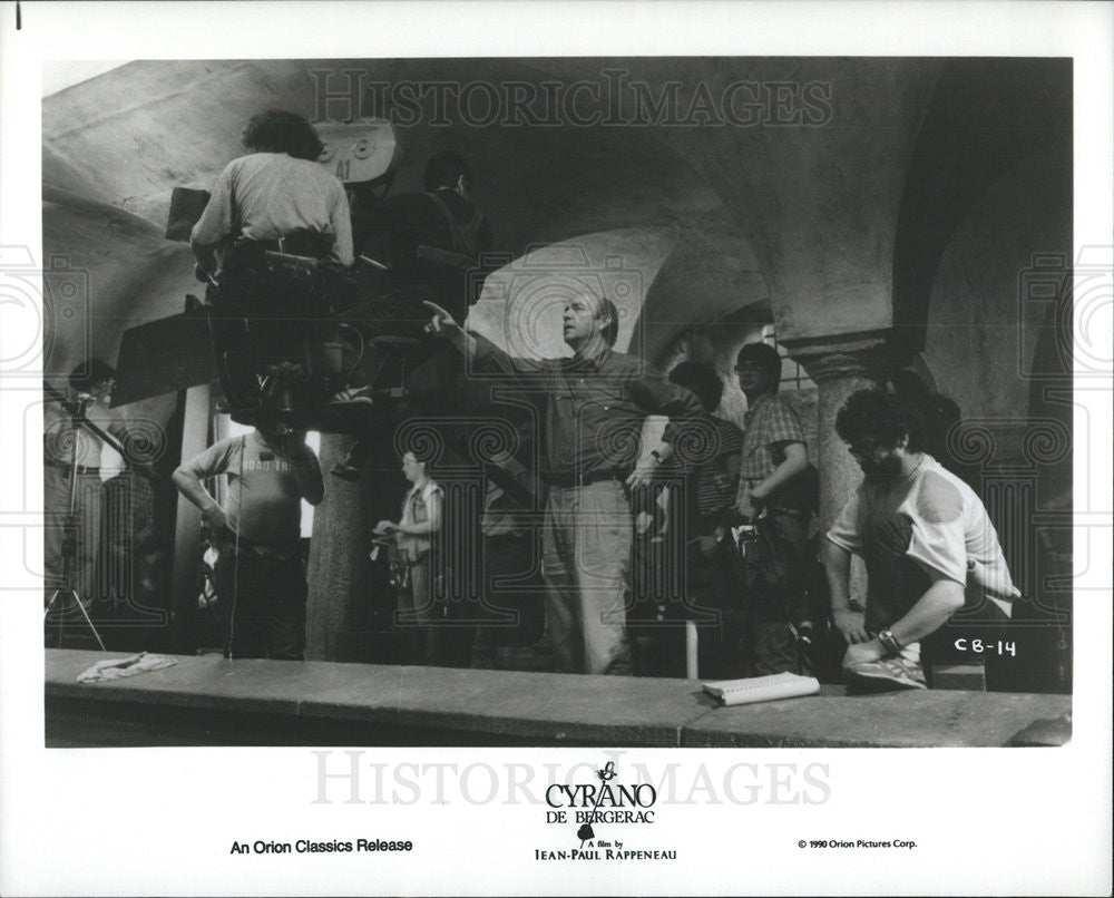 1990 Press Photo Jean-Paul Rappeneau Director Set Location Cyrano De Bergerac - Historic Images