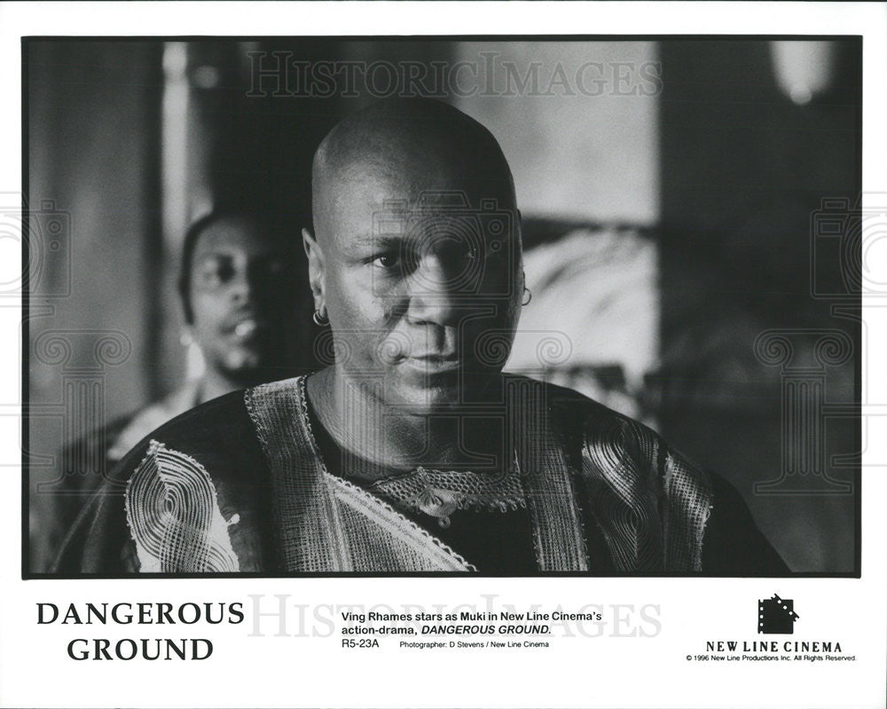 1997 Press Photo Ving Rhames Actor Action Drama Thriller Dangerous Ground Movie - Historic Images