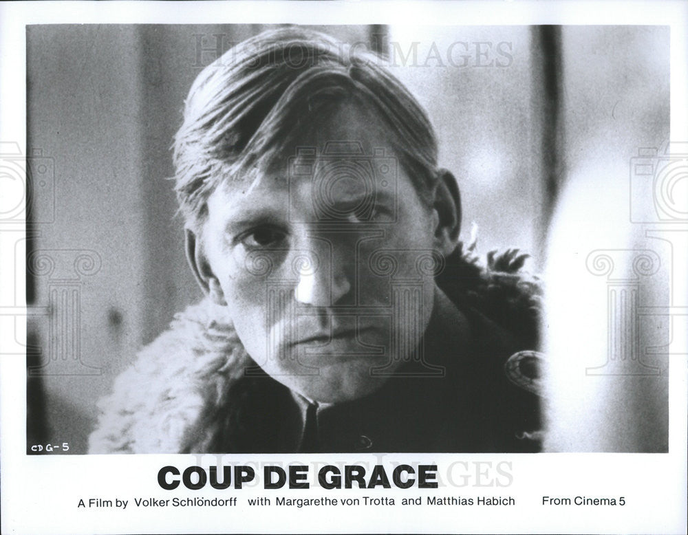 1976 Press Photo Matthias Habich Stars In Coup De Grace - Historic Images