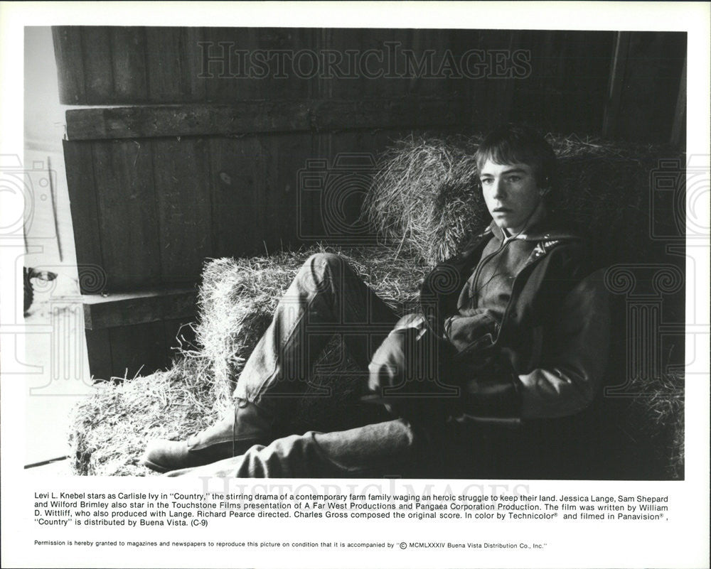 1984 Press Photo Levi Knebel Stars As Carlisle Ivy In &quot;Country&quot; - Historic Images