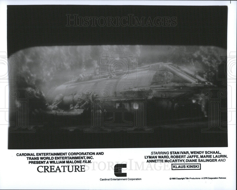 1985 Press Photo Scene From Creature - Historic Images