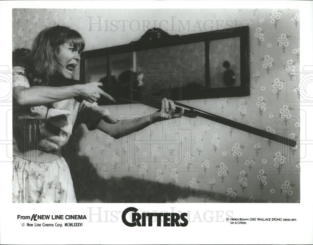 1986 Press Photo Scene from movie &quot;Critters&quot; - Historic Images