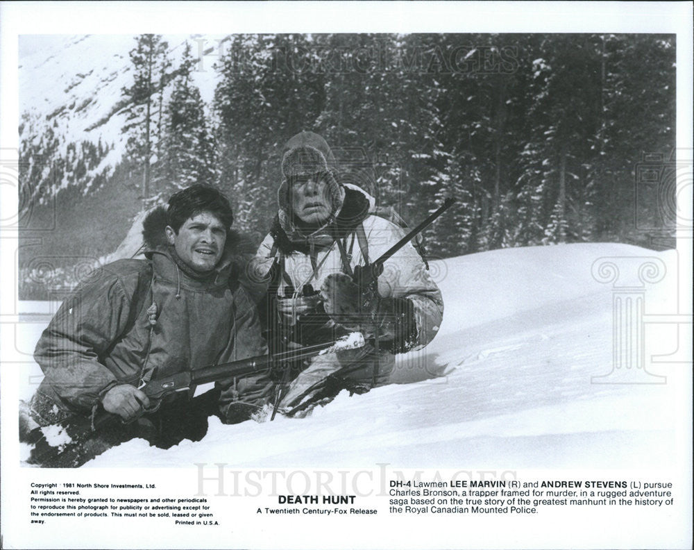 1981 Press Photo Charles Bronson in &quot;Death Hunt&quot; - Historic Images