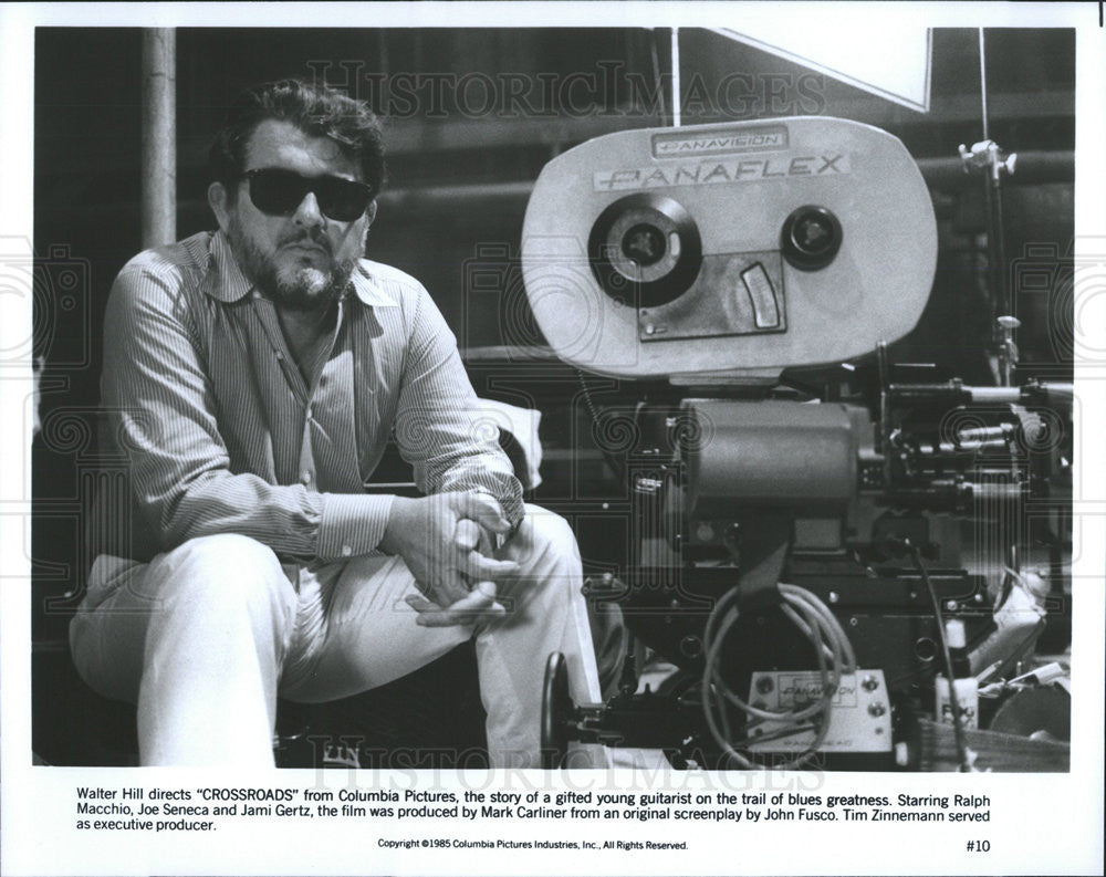 1985 Press Photo Walter Hill, Director of &quot;Crossroads&quot; - Historic Images