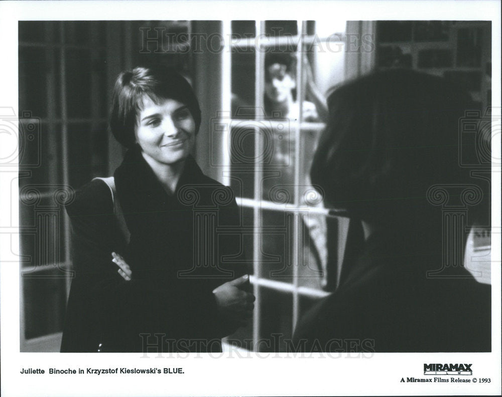 1993 Press Photo Juliette Binoche Actress French Drama Film Blue - Historic Images