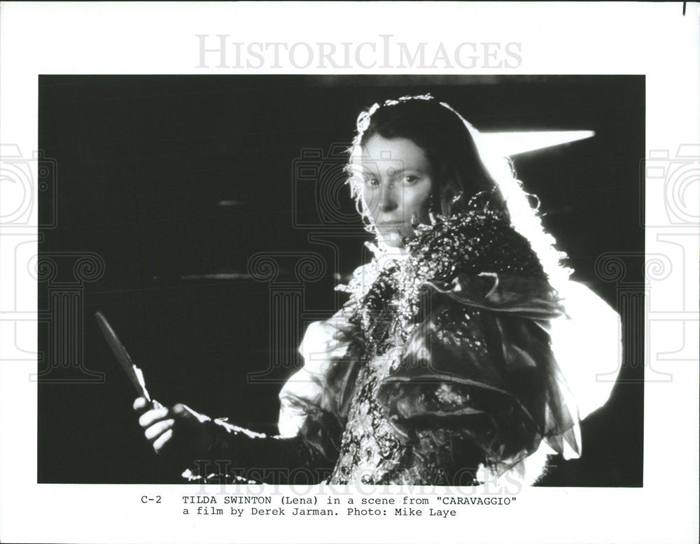 Press Photo Tilda Swinton Stars As Lena In &quot;Caravaggio&quot; - Historic Images