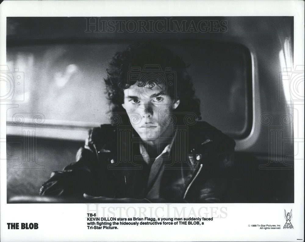 1988 Press Photo Kevin Dillon Actor Blob Monster Horror Film Movie - Historic Images