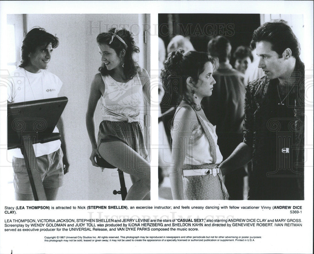 Lea Thompson, Stephen Shellen & Andrew Dice Clay In Casual Sex? 1987 ...