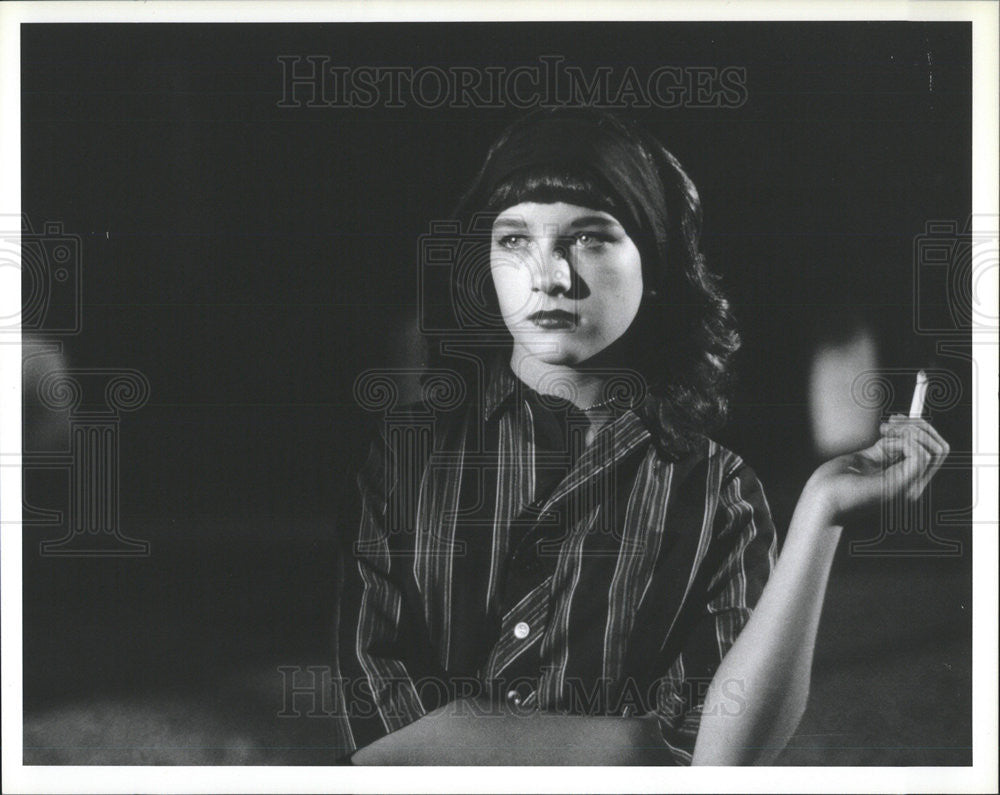 1988 Press Photo Stevie Lee Actress Horror Thriller Drama Film Carrier Movie - Historic Images