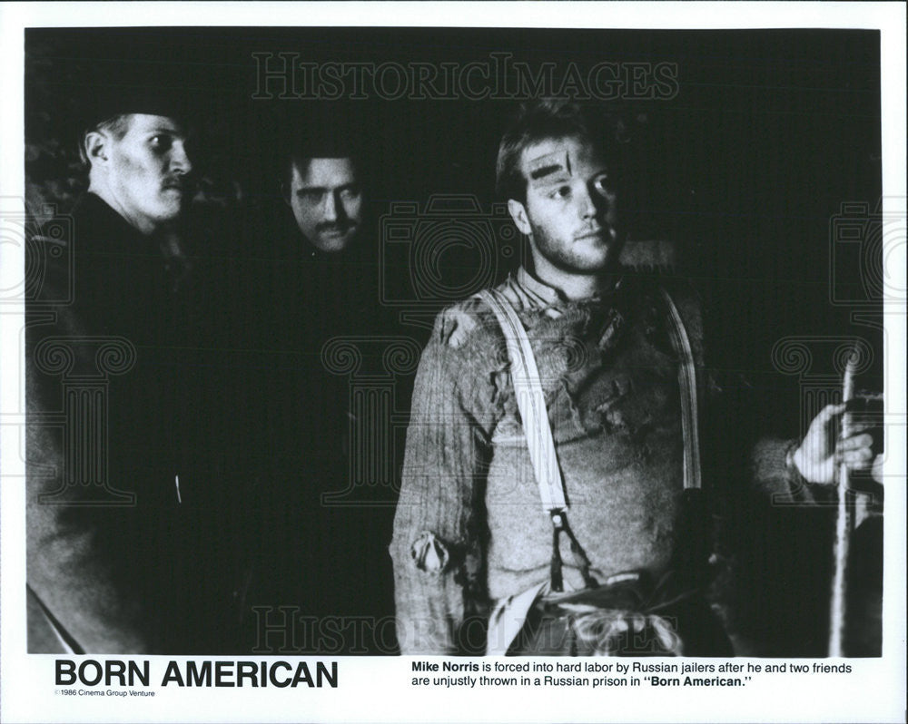 1986 Press Photo Born American Mike Norris - Historic Images