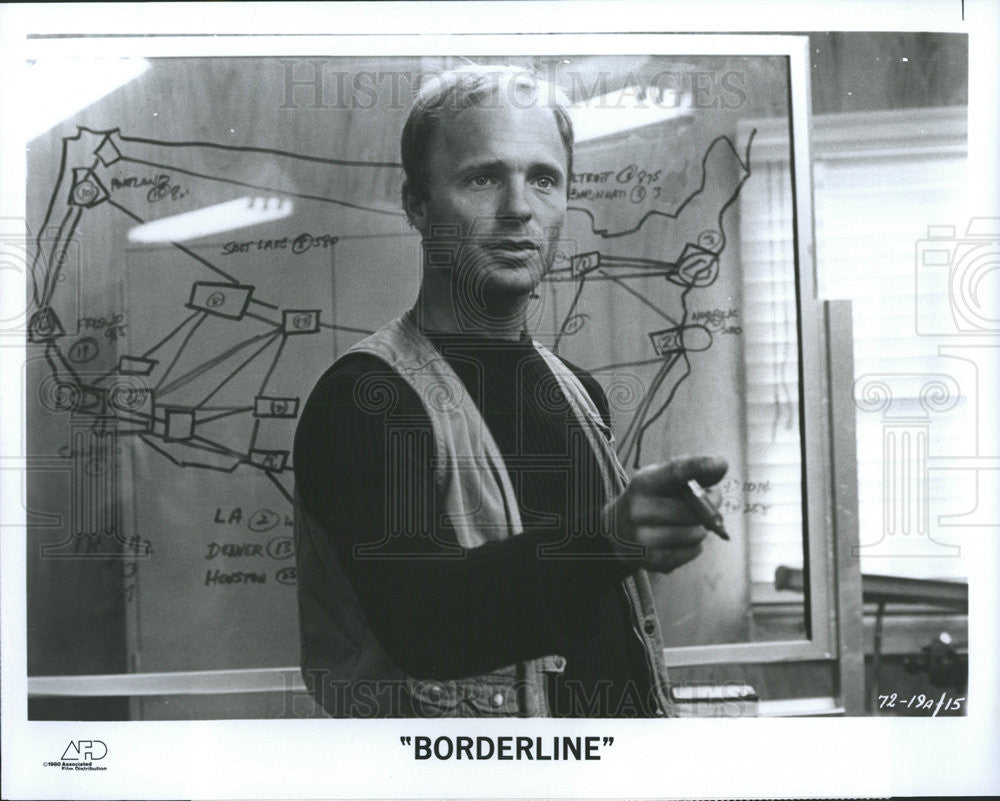 1980 Press Photo Borderline Ed Harris - Historic Images