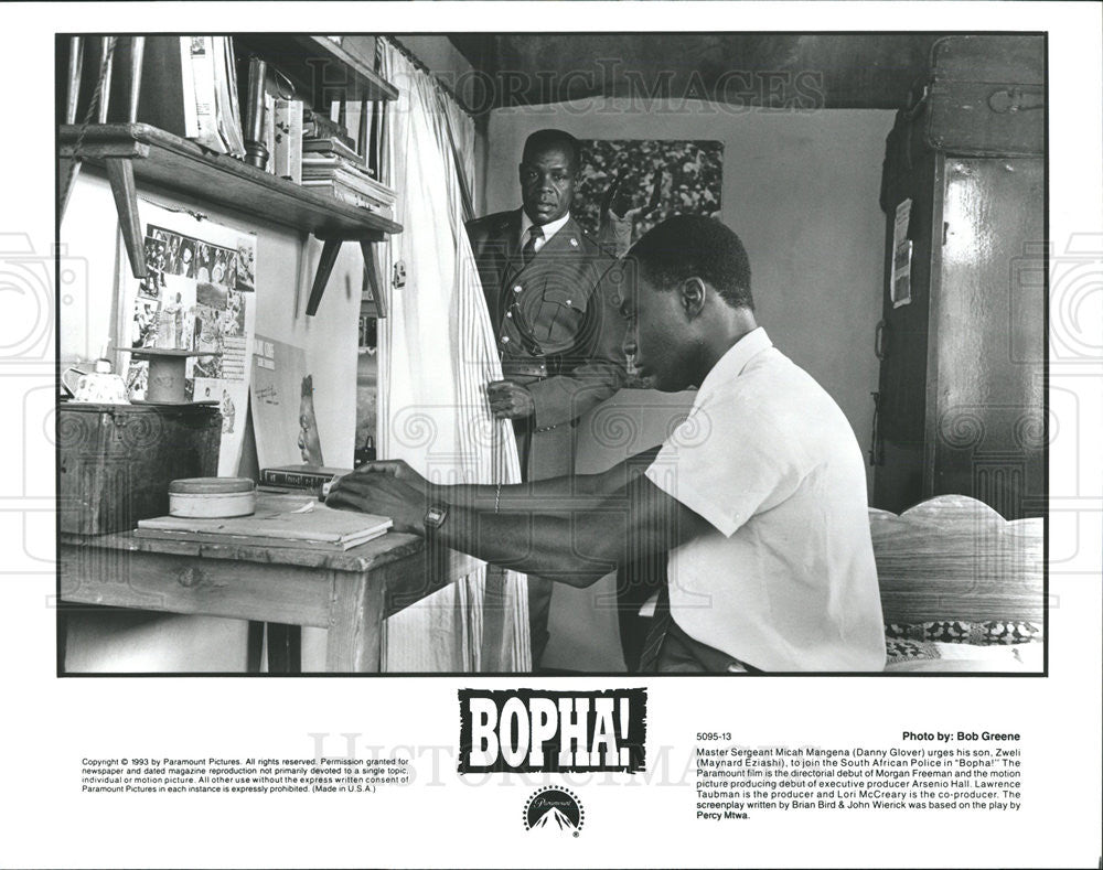 1993 Press Photo Bopha! Danny Glover Maynard Eziashi - Historic Images