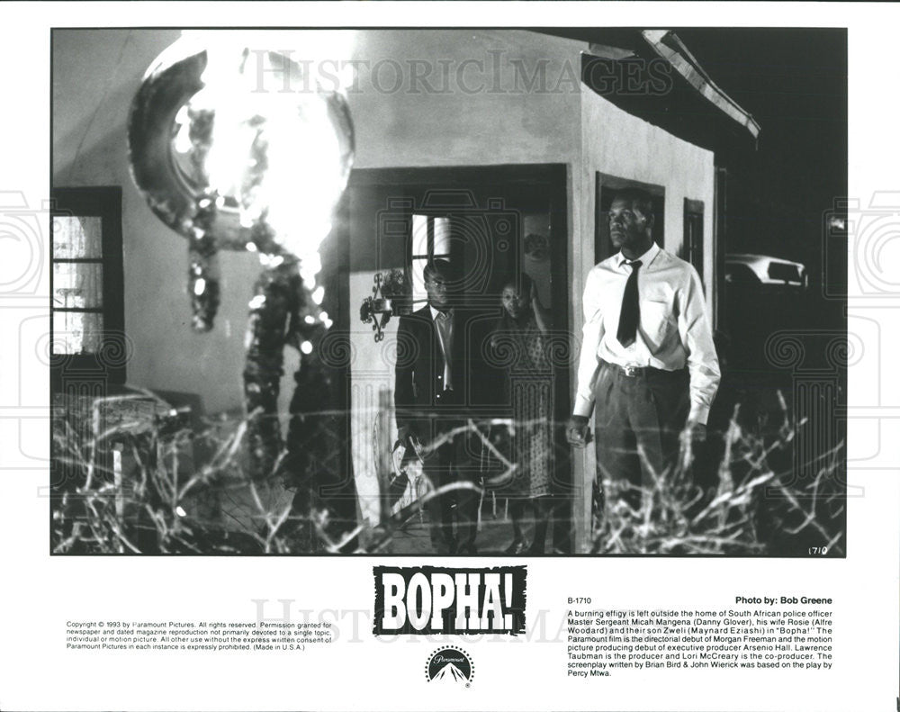 1993 Press Photo Bopha! Danny Glover Alfre Woodard Maynard Eziashi - Historic Images