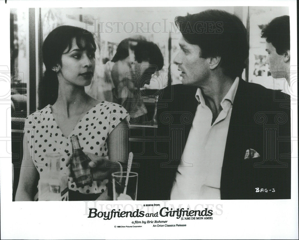 1987 Press Photo Boyfriends and Girlfriends Sophie Renoir Francois-Eric Gendron - Historic Images