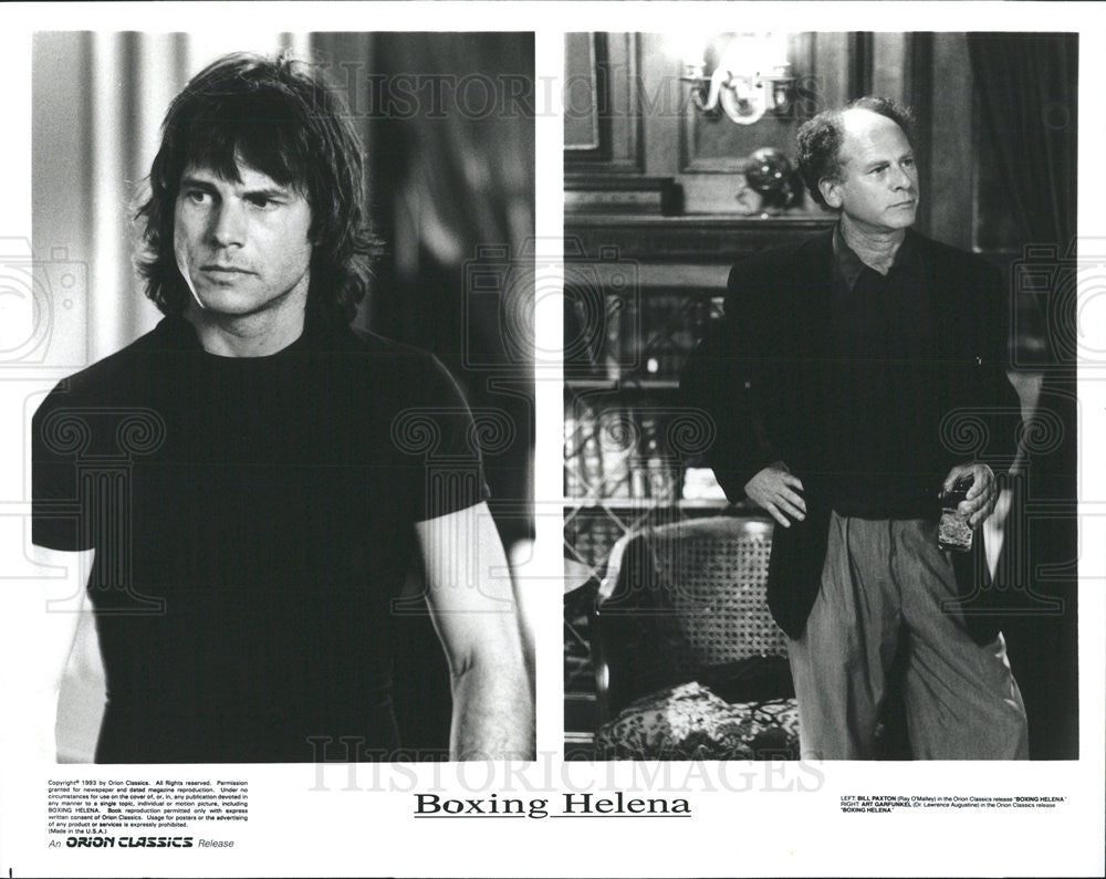 1993 Press Photo Boxing Helena Bill Paxton Art Garfunkel - Historic Images