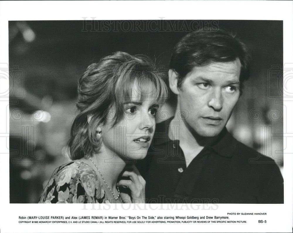 1995 Press Photo Boys On The Side Mary-Loise Parker James Remar - Historic Images