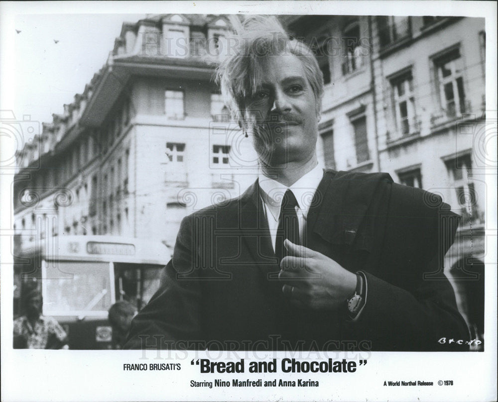 1978 Press Photo Bread and Chocolate Nino Manfredi - Historic Images