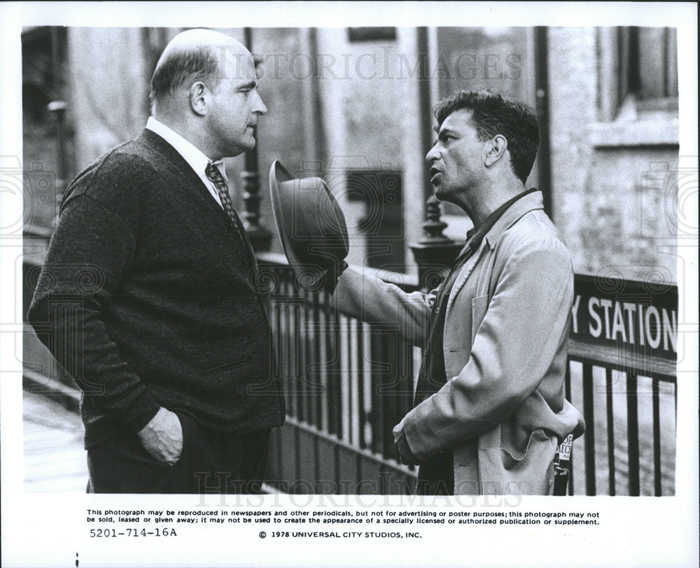 1978 Press Photo The Brinks Job Peter Boyle Peter Falk - Historic Images