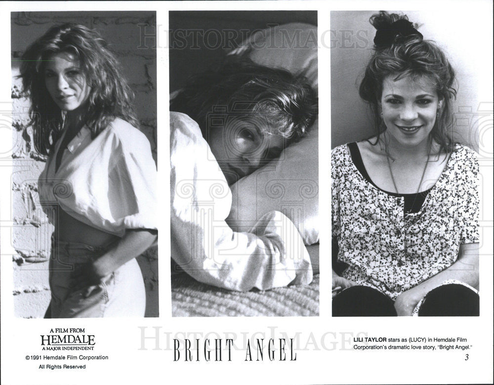 1991 Press Photo Lili Taylor Stars As Lucy In &quot;Bright Angel&quot; - Historic Images