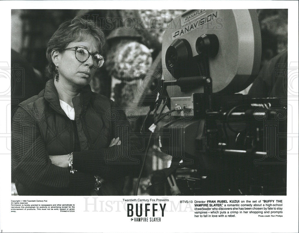 1992 Press Photo Buffy The Vampire Slayer Fran Rubel Kuzui - Historic Images