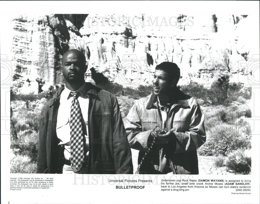 1994 Press Photo Bulletproof Heart Damon Wayans Adam Sandler - Historic Images