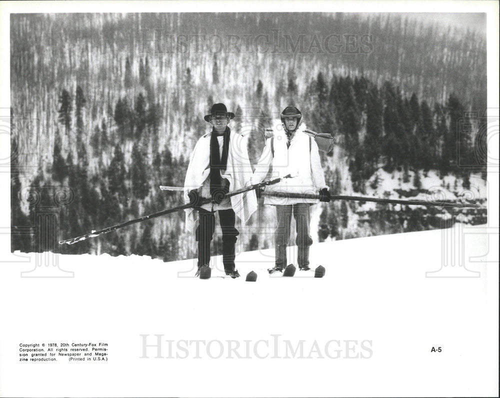 1978 Press Photo William Katt &amp; Tom Berenger, Butch And Sundance: The Early Days - Historic Images