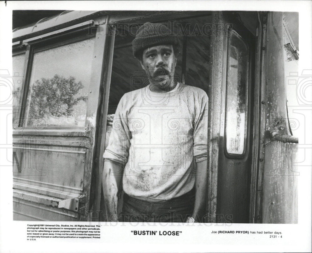 1981 Press Photo Richard Pryor Stars In &quot;Bustin&#39; Loose&quot; - Historic Images