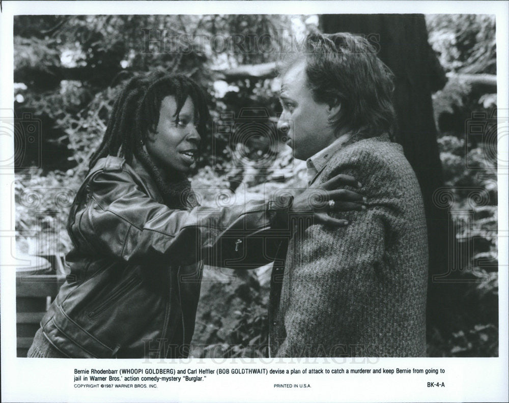 Whoopi Goldberg & Bobcat Goldthwait Star In Burglar 1987 vintage promo