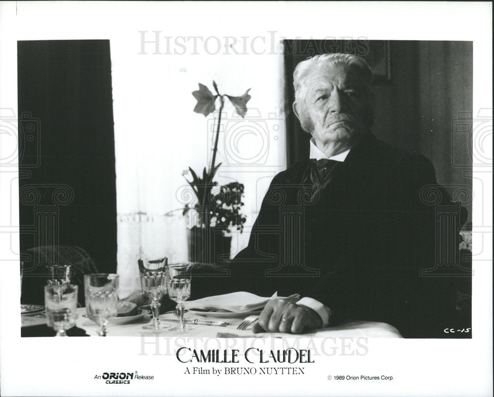 1989 Press Photo Alain Cuny stars in &quot;Camille Claudel&quot; - Historic Images