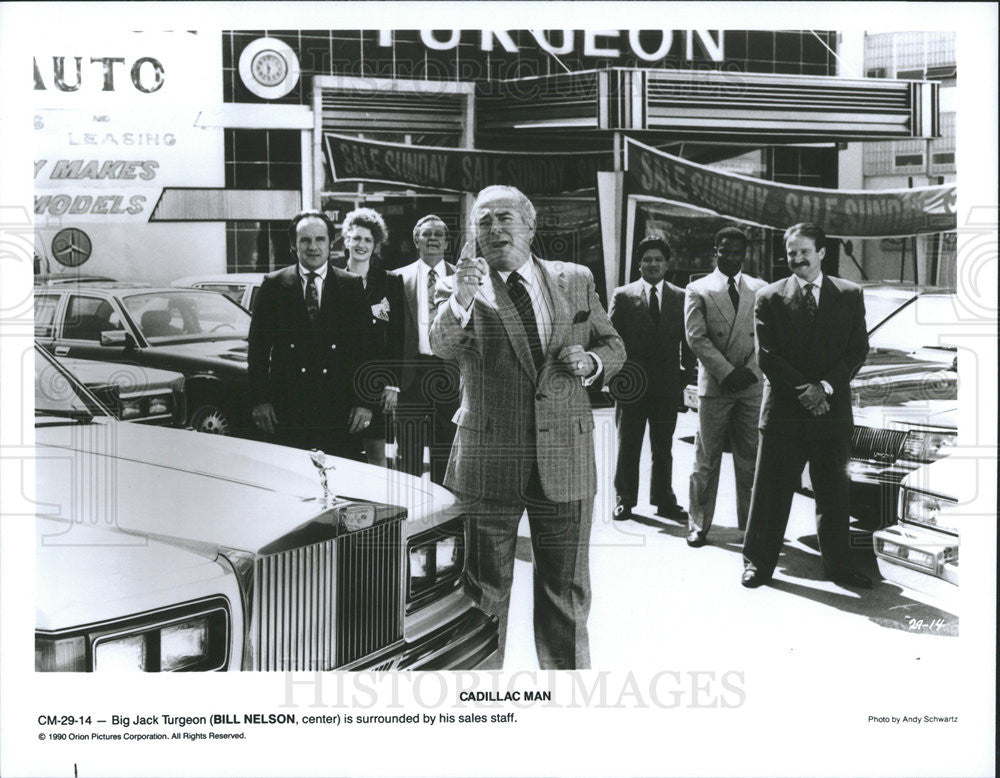 1990 Press Photo Bill Nelson in &quot;Cadillac Man&quot; - Historic Images