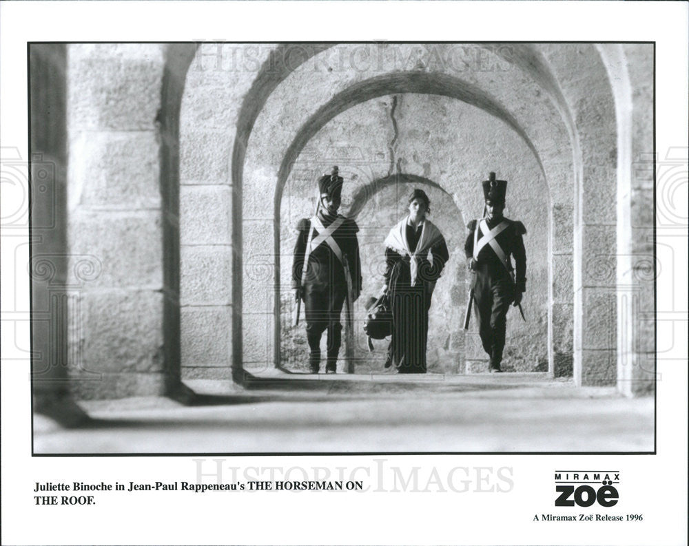 1996 Press Photo Juliette Binoche in &quot;The Horseman On The Roof&quot; - Historic Images