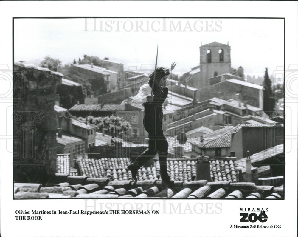 1996 Press Photo Olivier Martinez in &quot;The Horseman On The Roof&quot; - Historic Images