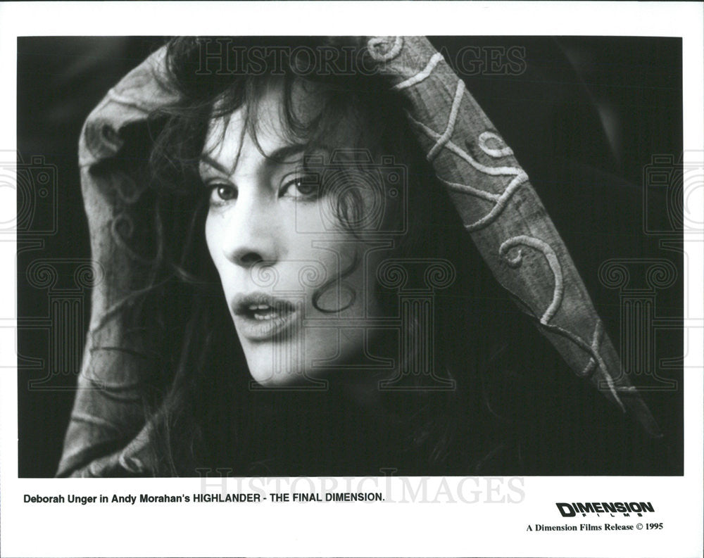 1995 Press Photo Deborah Unger in &quot;Highlander The Final Dimension&quot; - Historic Images