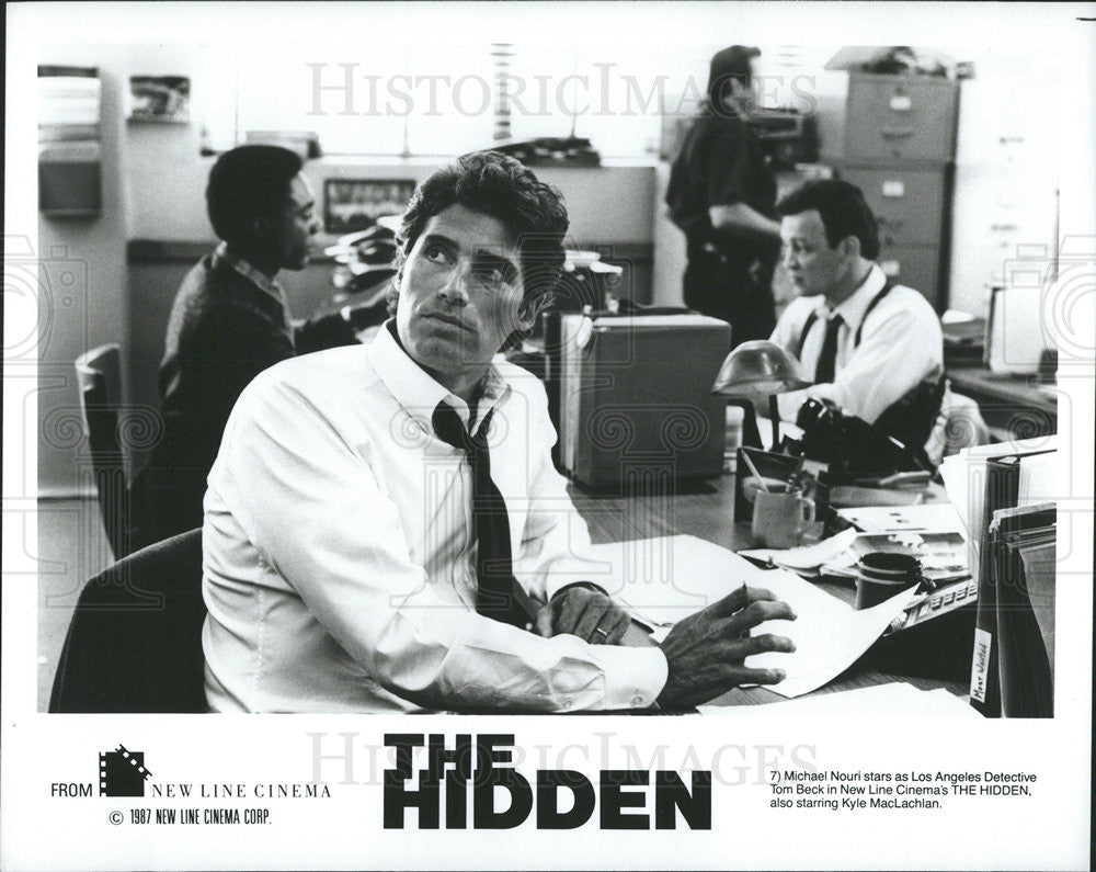 1987 Press Photo Michael Nouri stars in &quot;The Hidden&quot; - Historic Images