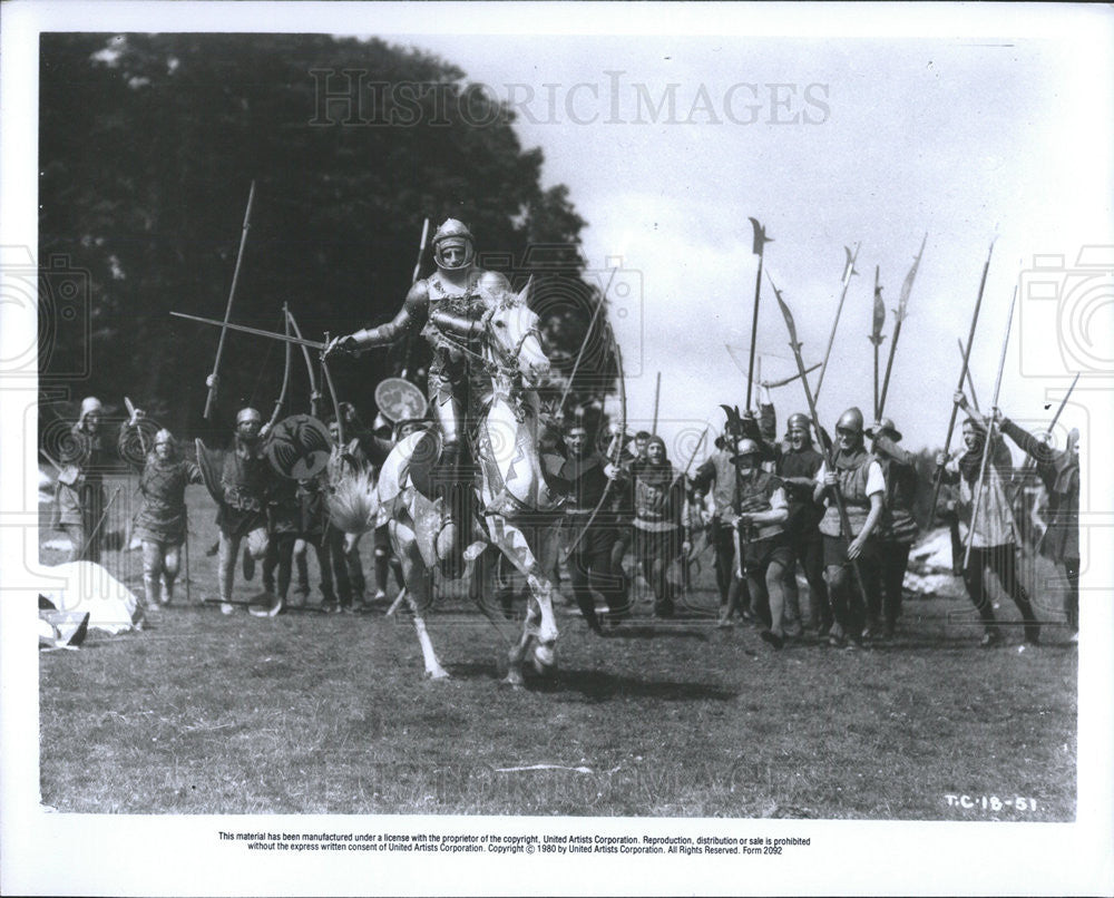 1980 Press Photo reprint from 1944 movie &quot;Henry V&quot; - Historic Images