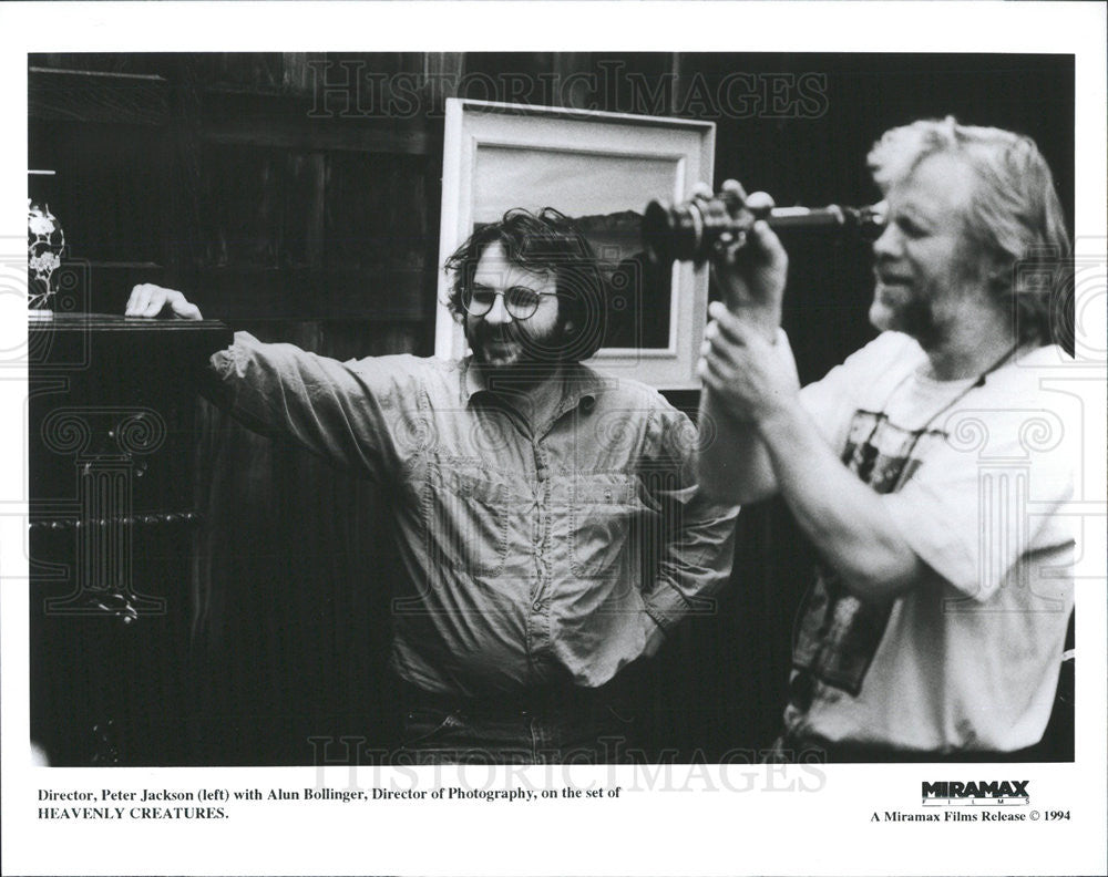 1994 Press Photo &quot;Heavenly Creatures&quot; Director Peter Jackson, Alun Bollinger - Historic Images