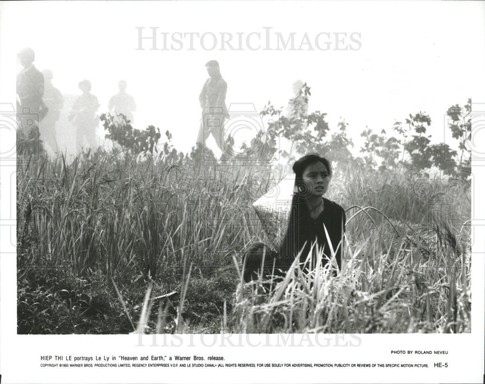 1993 Press Photo Hiep Thi Le stars in &quot;Heaven and Earth&quot; - Historic Images