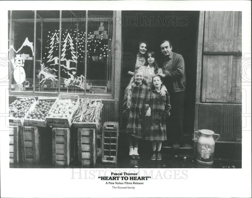 1979 Press Photo The Roussel Family in &quot;Heart To Heart&quot; - Historic Images