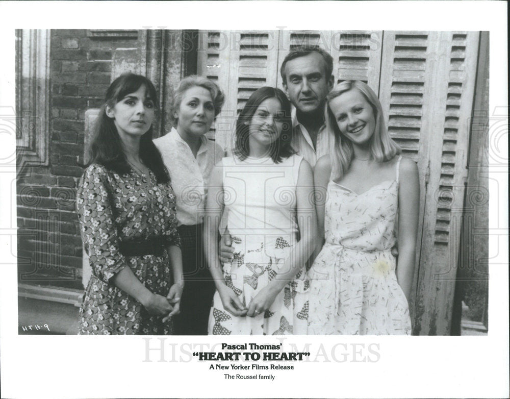 1979 Press Photo The Roussel Family In &quot;Heart To Heart&quot; - Historic Images