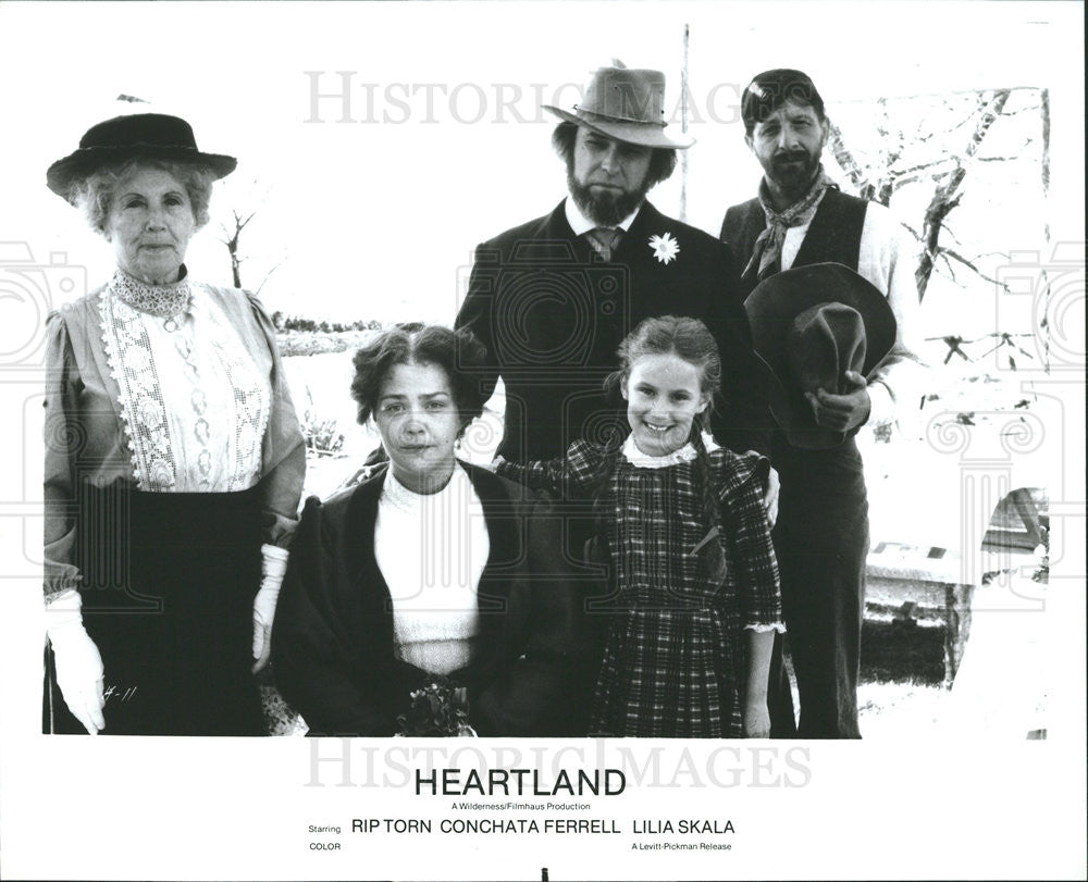 1979 Press Photo Heartland Rip Torn Conchata Ferrell Lilia Skala  Barry Primus - Historic Images