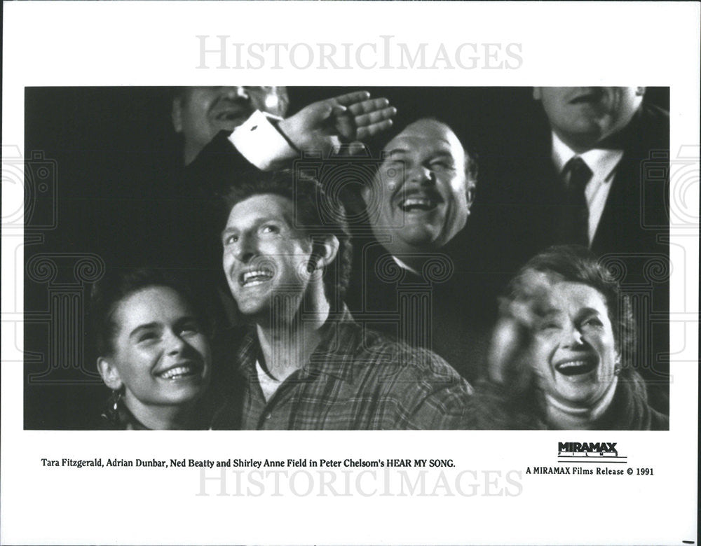 1991 Press Photo Tara Fitzgerald Adrian Dunbar Ned Beatty Hear My Song - Historic Images