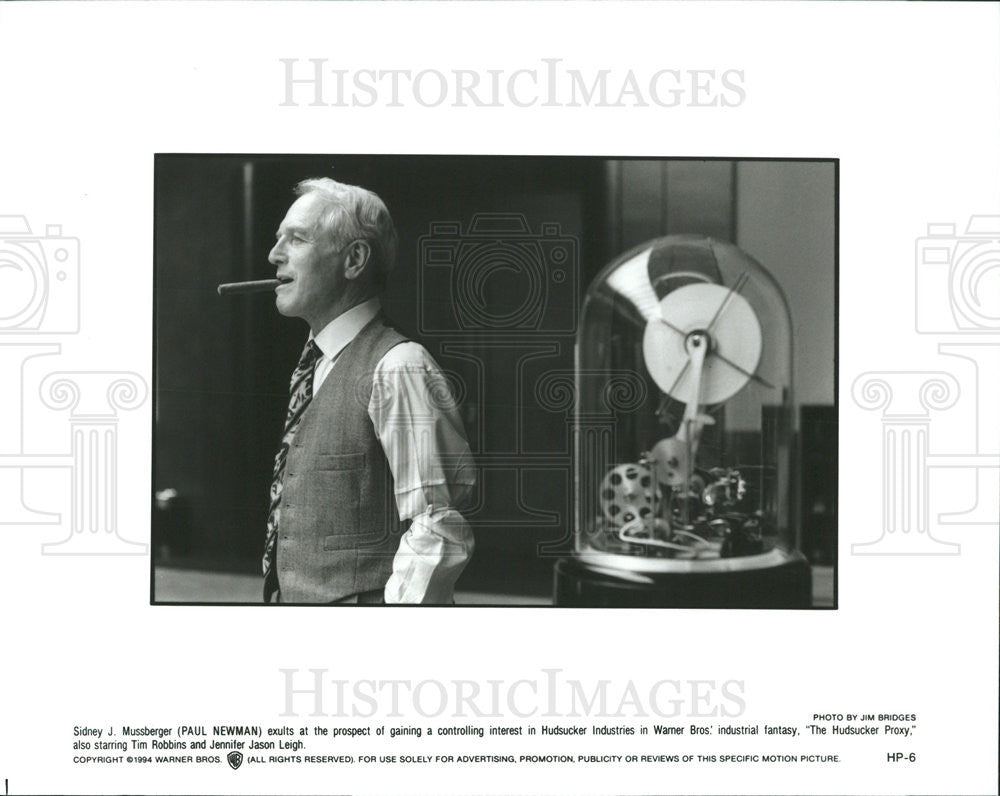 1994 Press Photo The Hudsucker Proxy Paul Newman Tim Robbins - Historic Images