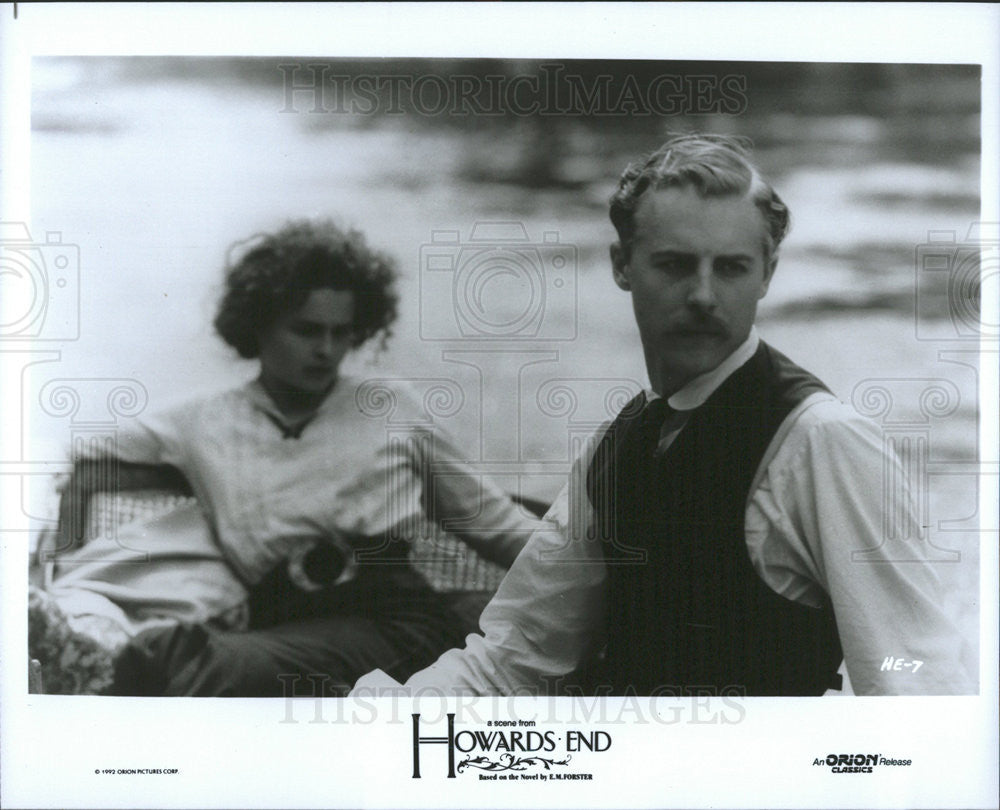 1992 Press Photo Film Howard&#39;s End Helena Bonham Carter Sam West - Historic Images