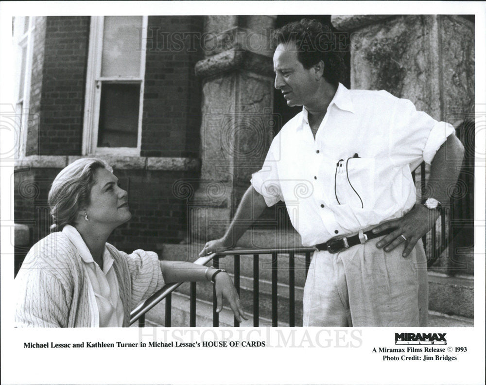 1993 Press Photo Film House of Cards Kathleen Turner Michael Lessac - Historic Images